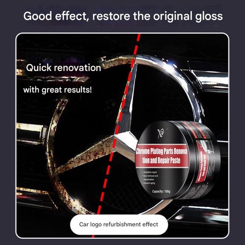 Car chrome parts refurbishment and repair paste, stain removal, water stains, metal gloss strip polishing paste