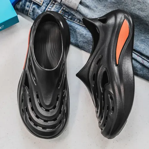 Large Size Men's Slippers EVA Casual Hollow out Beach Home Shoes Comfortable Breathable Sandals for Relaxing And Leisure