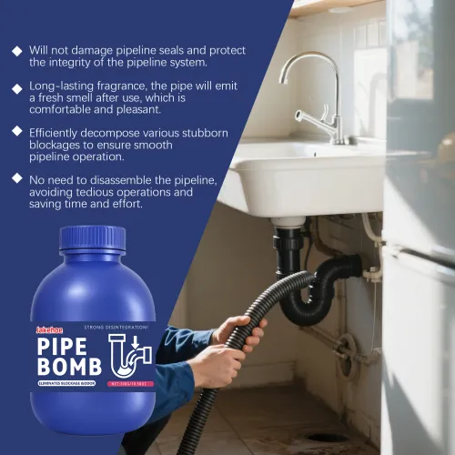 Powerful Drain Cleaning Gel For Kitchen Sinks Showers & Pipes Fast Clog Removal Unclog Drains Dissolves Hair & Food Blockages