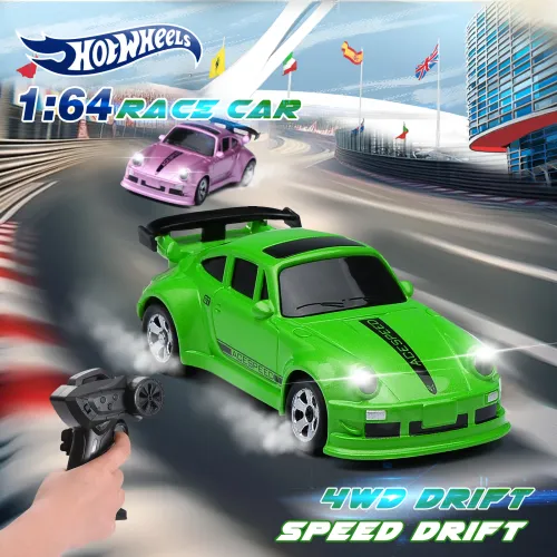 1 64 RC Car Four Wheel Drive Remote Control Desktop Stunt Car Full Proportions Mini Racing Drift Car Toy Model