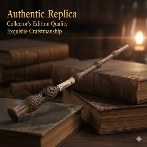 Harry Potter creative Resin Magic Wand Decorative Prop Fantasy Style Ornament With Textured Handle For Home Display Gift Collection