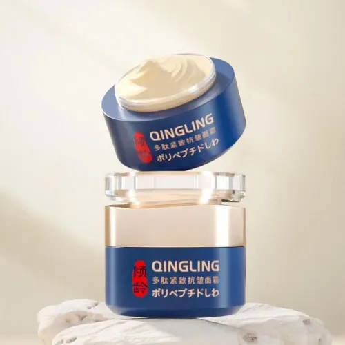 Anti Wrinkle Face Cream Polypeptide Firms Skin Texture & Lightens Fine Lines Rejuvenating Repair For Morning Night