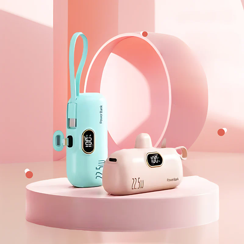 MiniCharge - Modern Stylish Portable Dual Ports Mini Power Bank