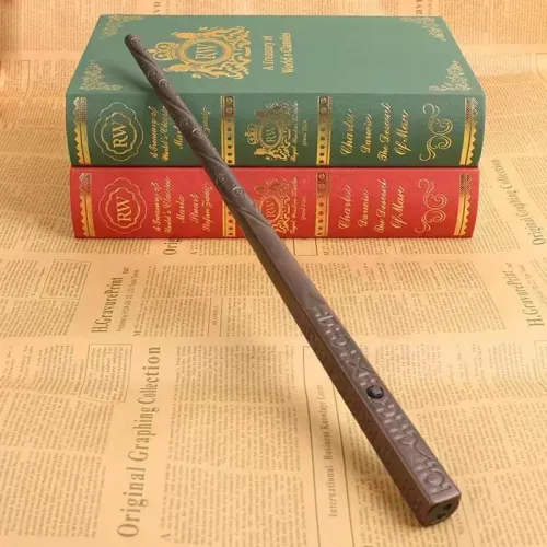 Harry Potter creative Resin Magic Wand Decorative Prop Fantasy Style Ornament With Textured Handle For Home Display Gift Collection