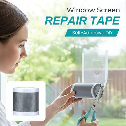 2PCS Self-Adhesive DIY Window Screen Repair Tape