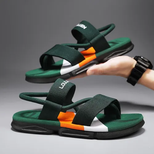 Men's Summer Slippers Soft Breathable Slip-On Home Slippers Lightweight Flip Flops for Men