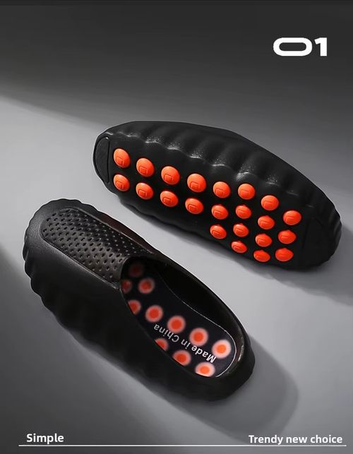 Summer Men's Massage Slippers Indoor Outdoor Sandals Beach Comfortable Soft Slides Clogs Casual Shoes Men Women Home Slippers