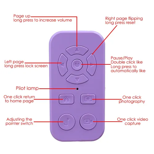 Mobile Bluetooth remote control