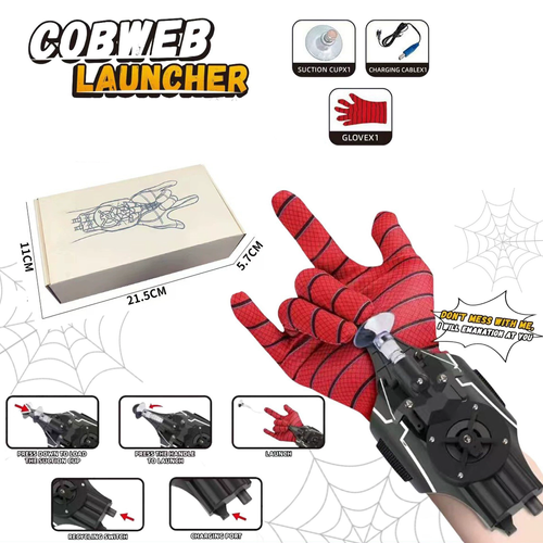 Marvel Legends Spiderman Web Shooters Toy Spider Man Wrist Launcher Cosplay Peter Parker Accessory Prop Gloves