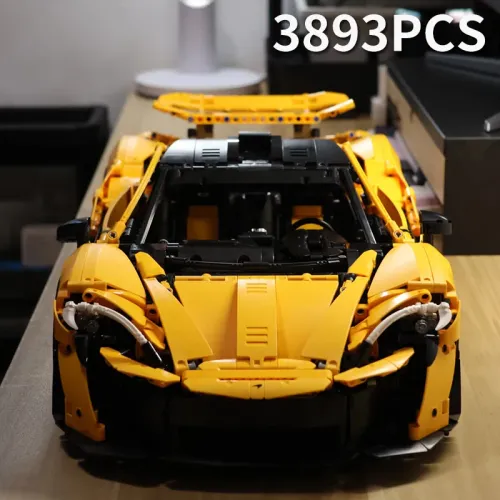 McLaren P1 block sports car mechanical assembly model
