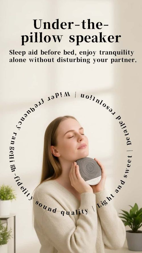 Mini Sleeping Bluetooth Speaker Nature Sound White Noise Soundbar Wireless MP3 Music Player Ultra Thin Timed Shutdown Audio Pla