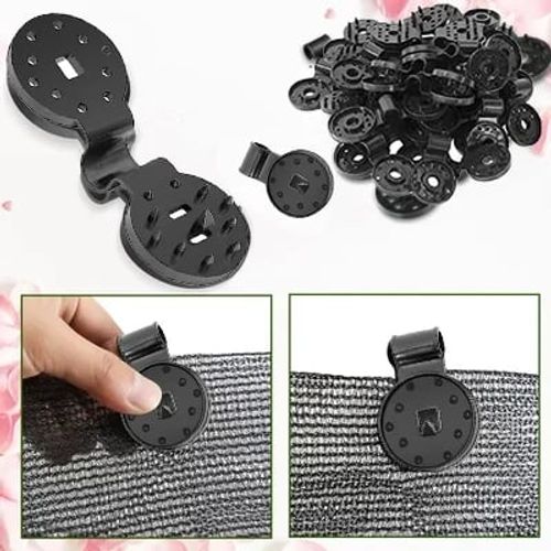 50 pcs Shade Cloth Heavy Duty Lock Grip