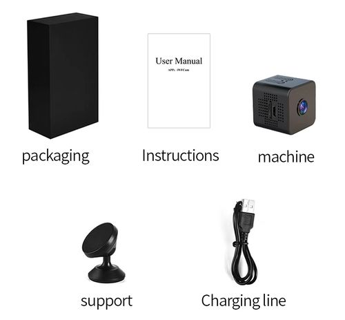 1080p magnetic wireless remote night vision camera
