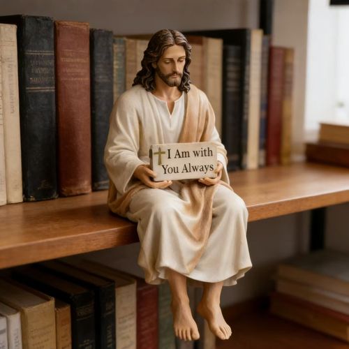 Handcrafted JesusFigurine Serene DeskCompanion