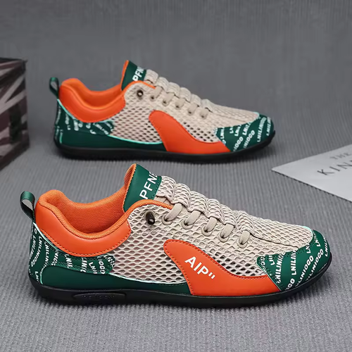 Men's Sneakers Comfort Breathable Mesh Non Slip Casual Sports Shoes Fashion Versatile Lightweight Hard-wearing Vulcanized Shoes