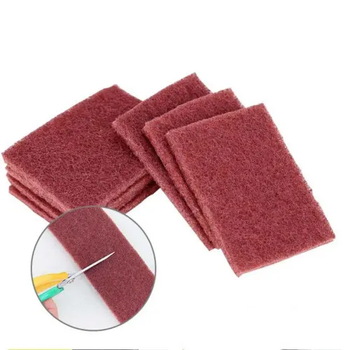 Rust Removal Emery Scouring Pad Polishing Thickened Nylon Scrubbing Cloth Grinding Multi-function Emery Scrubber Home