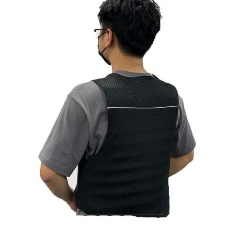 Carbon fiber premium outdoor stab-proof vest hook and loop fastener quick on and off safety vest