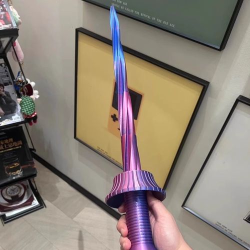3D Print Spiral Retractable Sword  (Gradient Color)