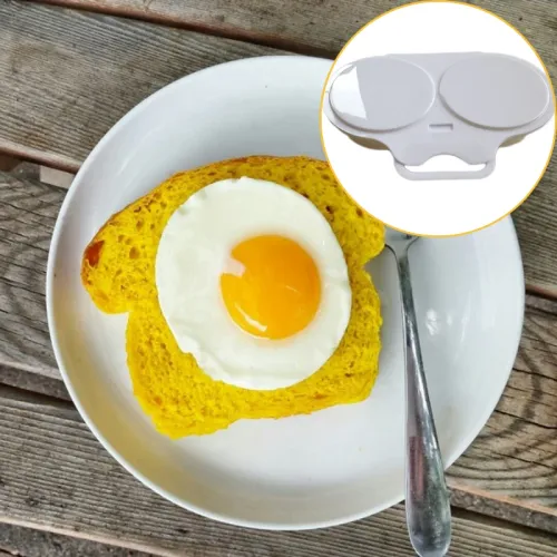 2pcs Food Grades Microwave Cooking Eggs Steamer Convenient Kitchen Cooking Mold Egg Poacher Kitchen Gadgets Fried Egg Tool
