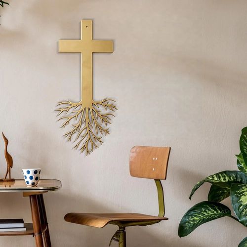 Retro-Wandkreuz mit