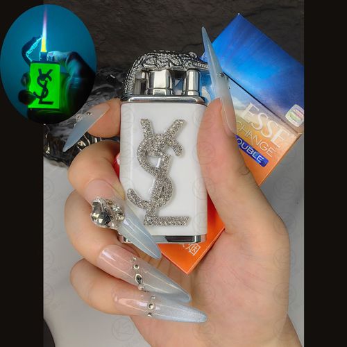 New Precision Dual Fire Switch, Windproof Straight Jet Flame