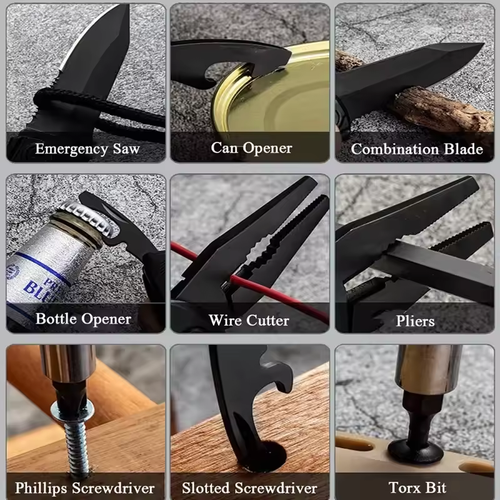 Multi-function Folding Pliers Knife, Portable Outdoor Pocket Multi Tool,  Utility Knife