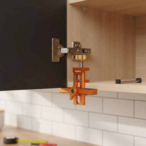 2-in-1 Cabinet Door Mounting Jig(Includes one 10mm Twist Drill Bit)
