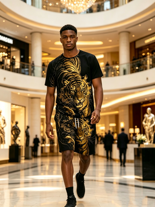 Men's 3D Printing Set tiger