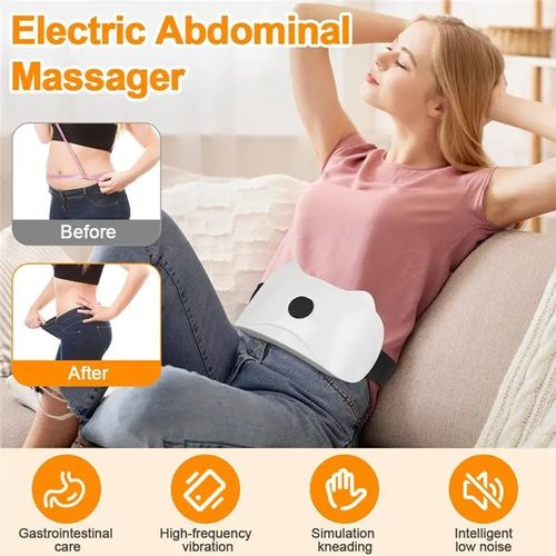 🔥 Electric abdominal massage (burns fat + aids digestion)