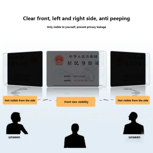 10pcs Multipurpose Privacy Protective Case for Bank Cards And ID Cards Durable PVC Anti Peeping Personal Information Protector
