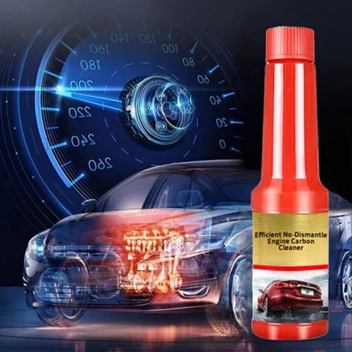 Non-disassembly engine carbon deposit cleaner—removes carbon deposits, restores power, and saves fuel.