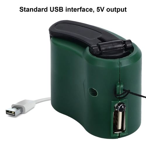 2pcs Hand cranked generator ABS USB outdoor charger