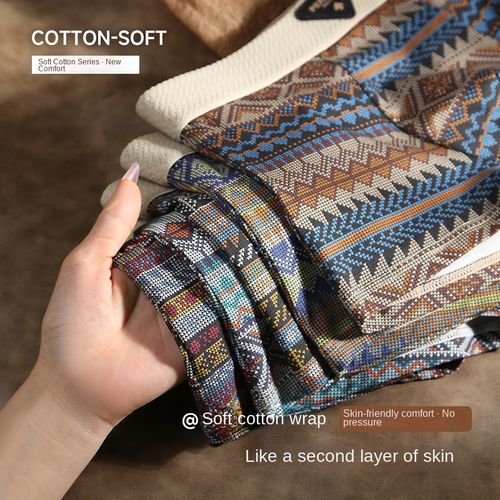 🎁Men's Premium Cotton Boxer Briefs Retro Pattern Design Breathable Mesh Panel Seamless Waistband Moisture-Wicking Underwear 💥 3 PACK