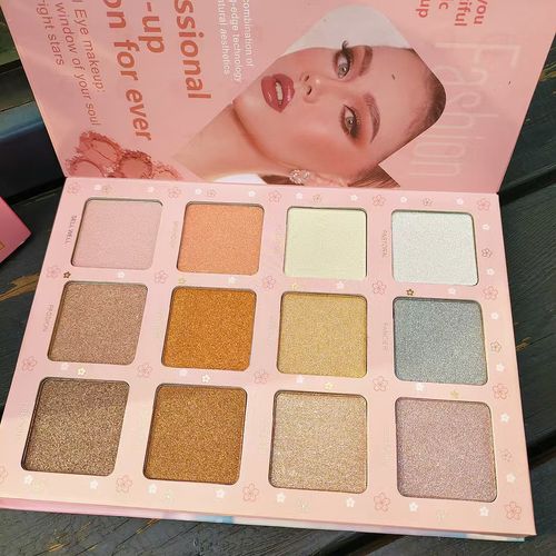 43-color All-in-One Makeup Palette Set, 4-Layer Book Design for Matte Shimmer Eyeshadow Blush Contour Highlighter Cosmetics
