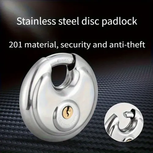 Stainless steel round cake lock with copper core for secure locking