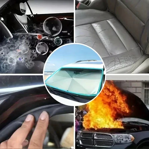 🔥Car Windshield Parasol - Foldable UV Protection