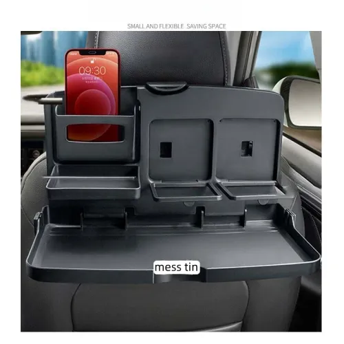 Car seatback dining table multifunctional People's dinner plate car drink holder foldable bracket car computer table
