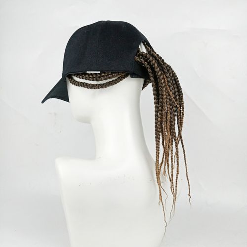 Braided Wig Baseball Cap -Snapback Hat with AttachedDreadlock Braids
