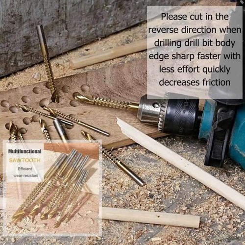 6PCS beaver saw drill. Wood, drywall, plastic, even metal. Grab any shape your ha