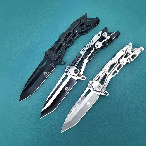 1pc Multifunctional Mechanical Knife Wilderness Survival Knife Outdoor Camping Tool