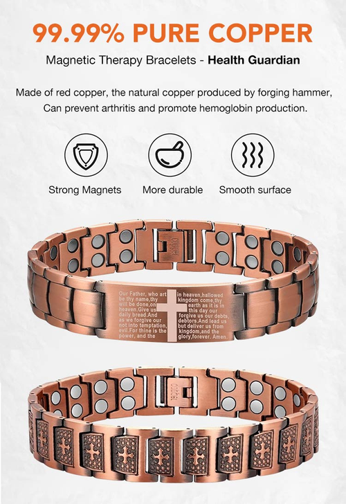 High-Power Magnetic Copper Bangle: The Natural Way to Better Health