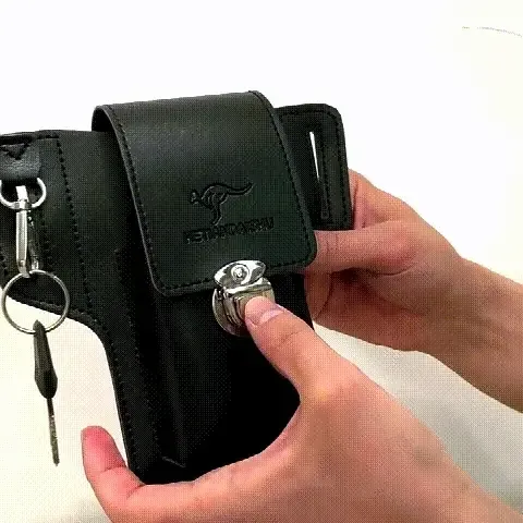 📱Lederen hoesje voor mobiele telefoon