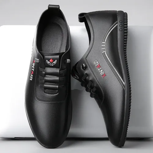Leather Shoes for Men Fashion Soft Sole Men Loafers Comfortable Lightweight Walking Shoes Men Flats Moccasins Zapatillas Hombre