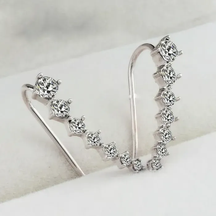 Seven Star Diamond Stud Earrings