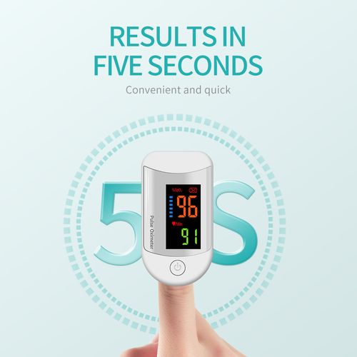 Medical oximeter, heart rate, blood oxygen dual measurement color screen