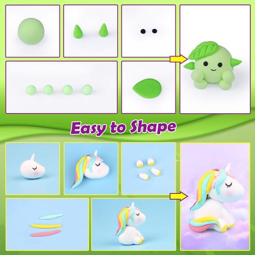 Air Dry Clay 36 Colors DIY Molding Magic Clay