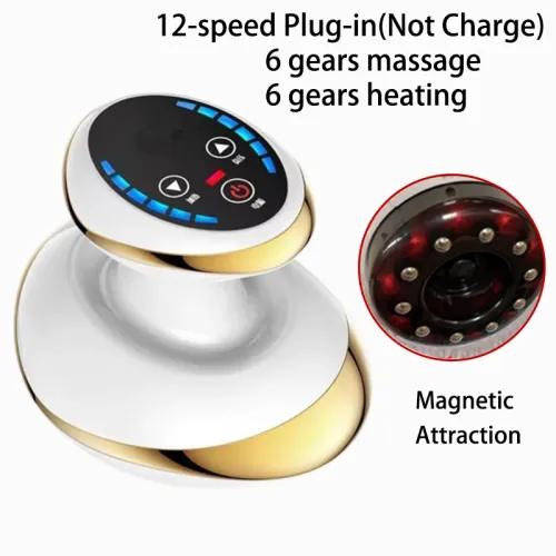 Electric Guasha Scraping Massage Cupping Body Massager Vacuum Cans Suction Cup