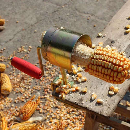 2pcs Manual Farm Corn Sheller With Hand Crank Drive Featuring Alloy Housing Anti Cover And Efficient Kernel Separation