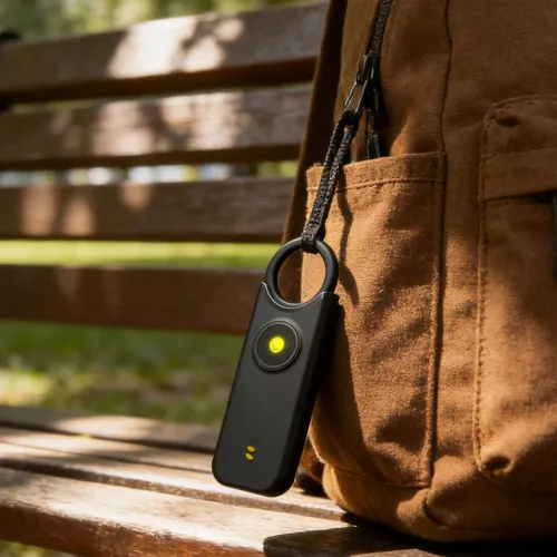 135 Decibels Vibration Induction Alarm Anti Wolf Alarm Charging Dual Mode Security Protection Flash Personal Report Alarm Device