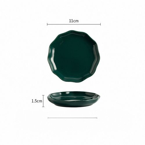 The Art of Hosting:Deep Forest Green Decorative Tray（3-Pack）